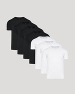 Black & White Premium Pima Crew Neck 7-Pack