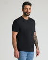 Man wearing Classic Premium Pima Crew 4-Pack T-shirt.