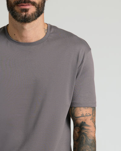 Premium Pima Crew Neck - Carbon