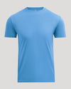 Cerulean Premium Pima Crew Neck, light-blue, short-sleeved T-shirt.