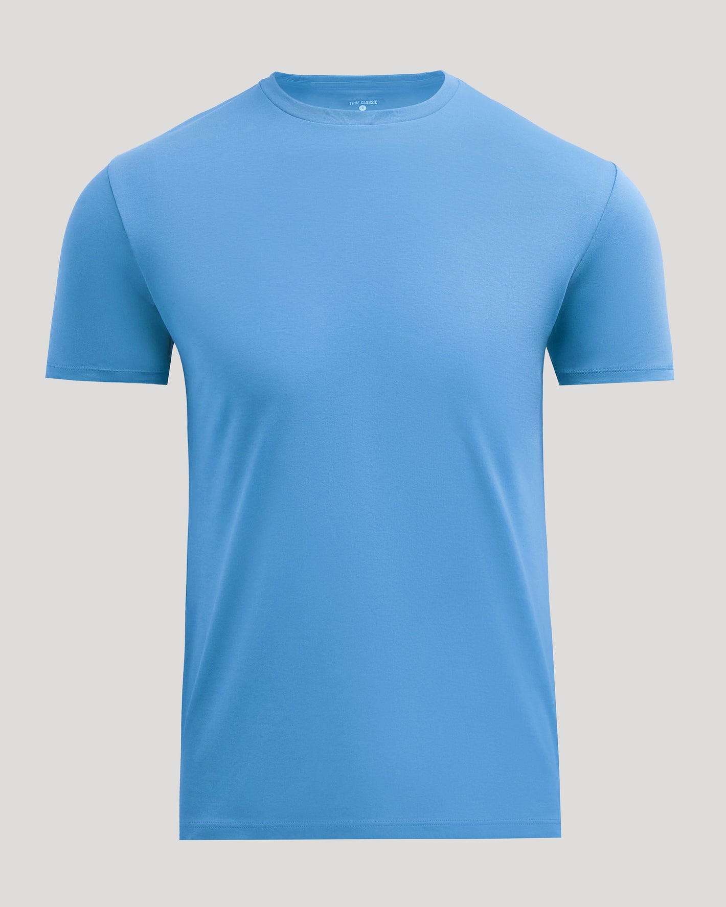 Cerulean Premium Pima Crew Neck, light-blue, short-sleeved T-shirt.
