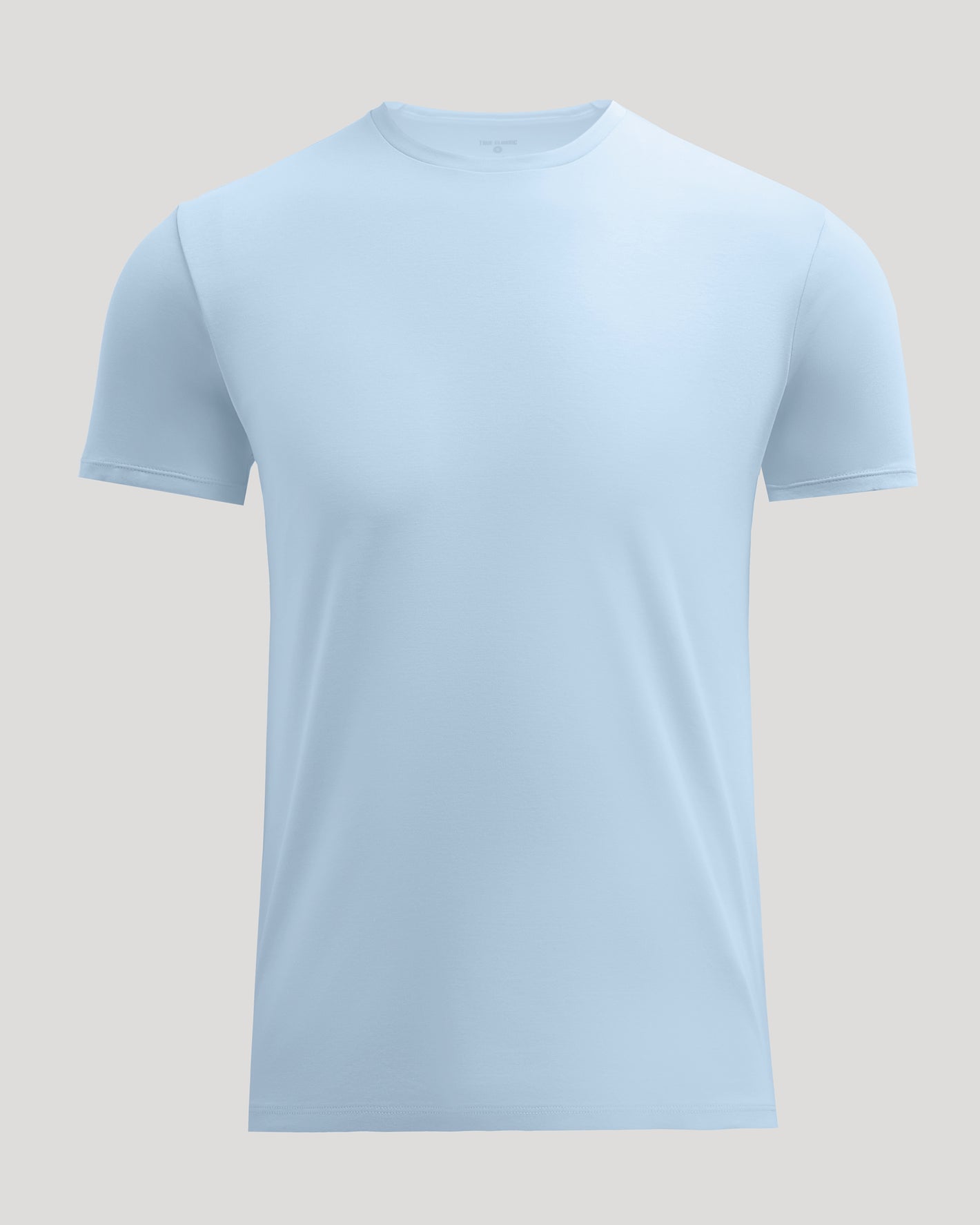 Ether Premium Pima Crew Neck T-shirt, light-blue, short-sleeve, crew-neck.