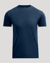 Navy Pima Cotton Blend Crew