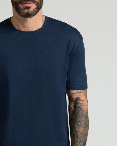 Premium Pima Crew Neck - Navy