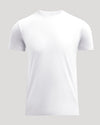 White Premium Pima Crew Neck T-shirt, front view, short-sleeve, crew-neck.
