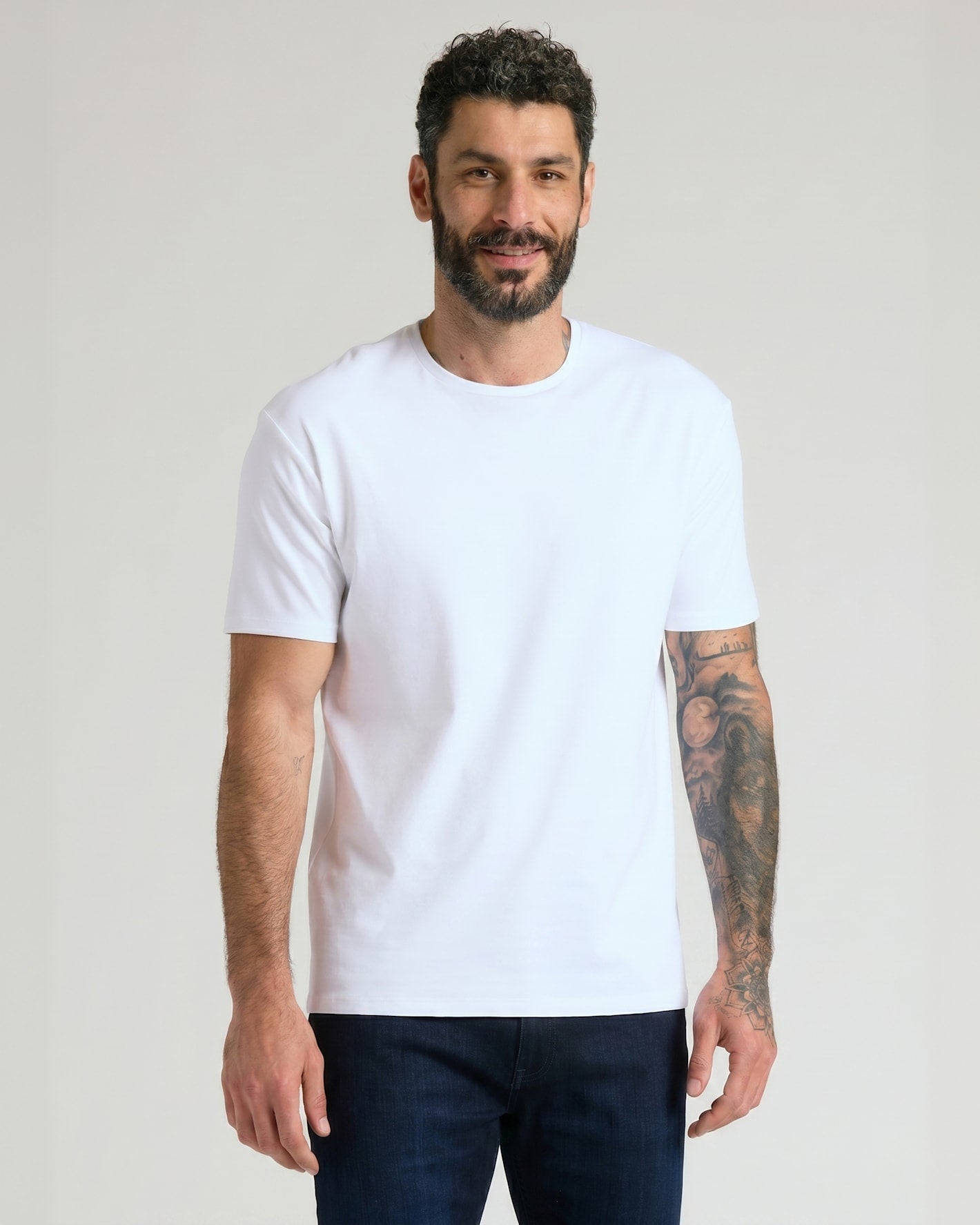 Pima Cotton Blend Crew 4-Pack