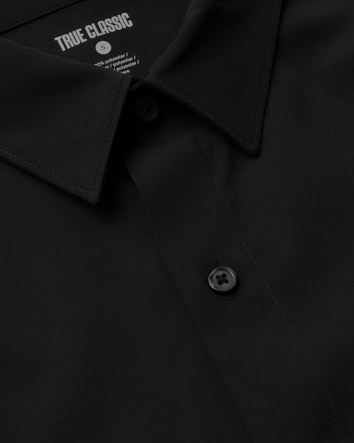 True Classic Black Performance Dress Shirt | Medium / M True Classic Black Performance Dress Shirt | Medium / M