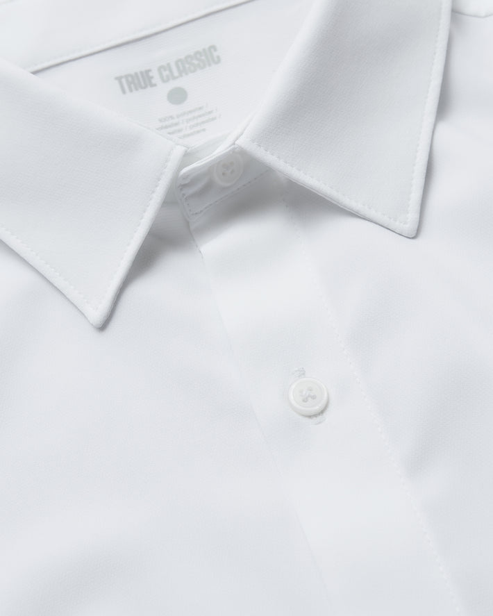 Slim Fit Mini Dot Performance Dress Shirt