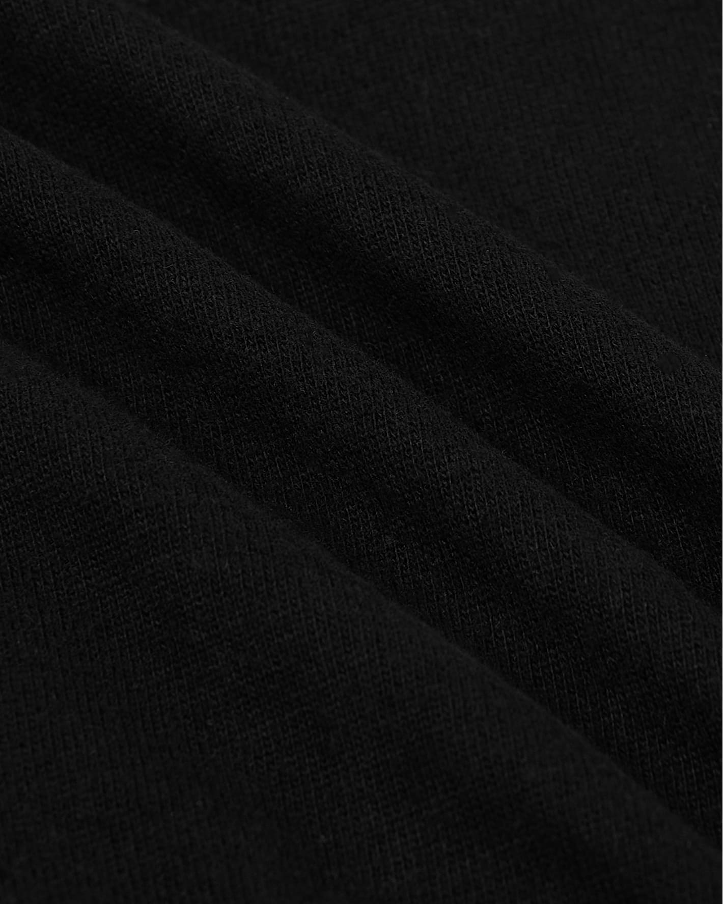 Close-up of black fabric texture