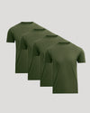 All Grove Pima Cotton Blend Crew 4-Pack