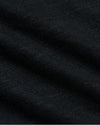 Womens Black Slub Scoop Neck Tee 4-Pack close-up, showing knit texture.