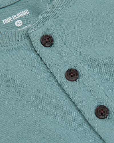 Heavyweight Curved Hem Henley