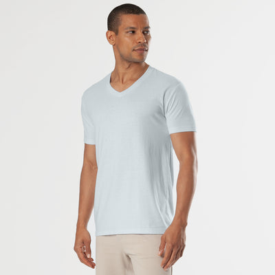 Classic V-Neck - Blue Quartz