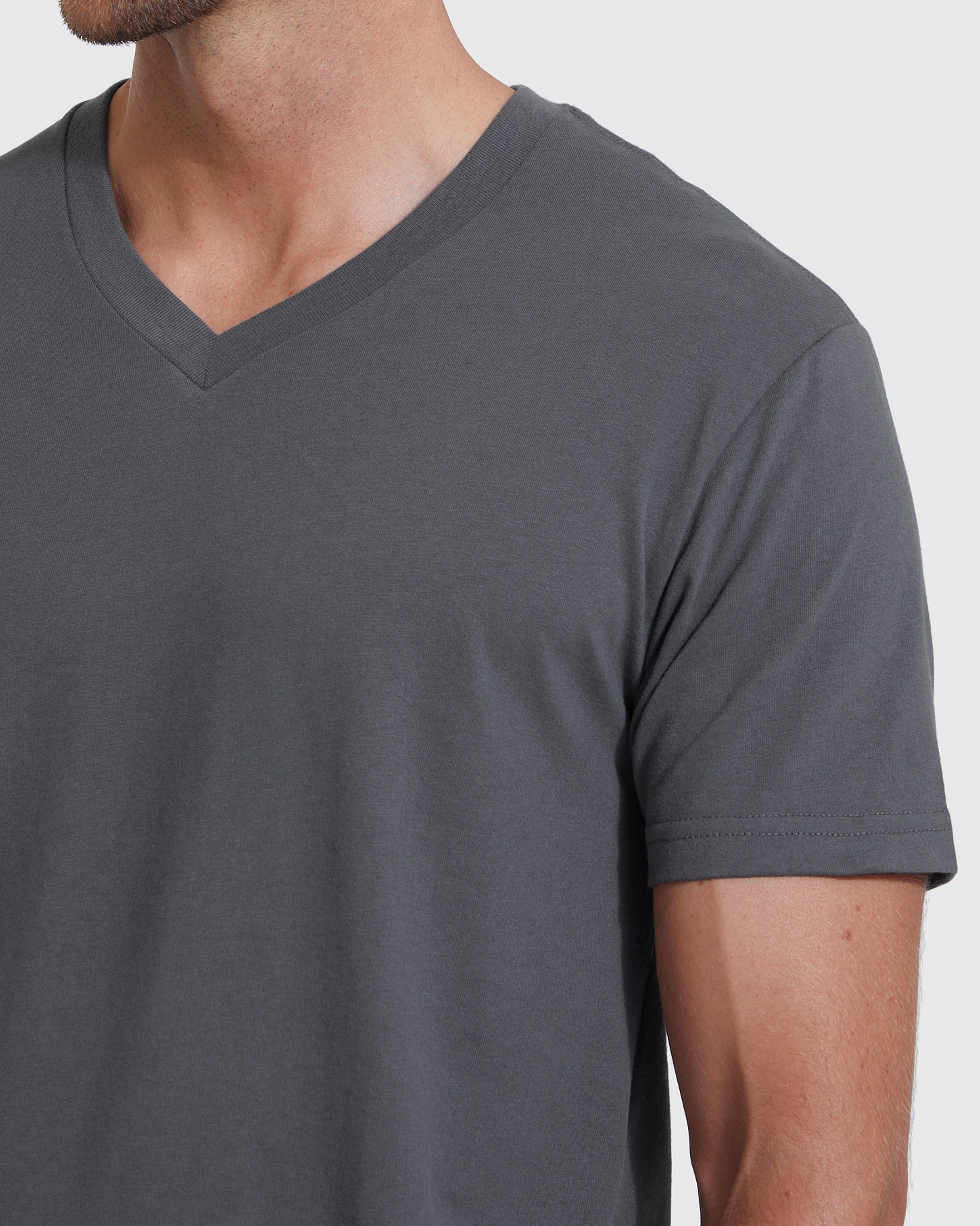 Carbon V-Neck T-Shirt – True Classic