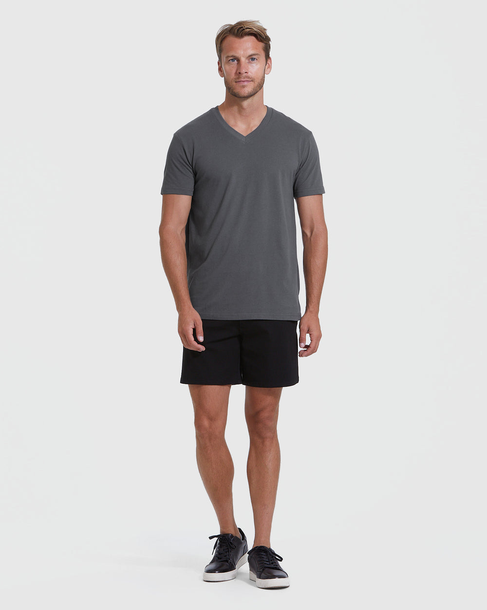 Carbon V-Neck T-Shirt – True Classic