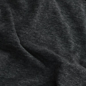 True ClassicStaple Heathers V-Neck T-Shirt fabric close-up, dark gray heathered texture.
