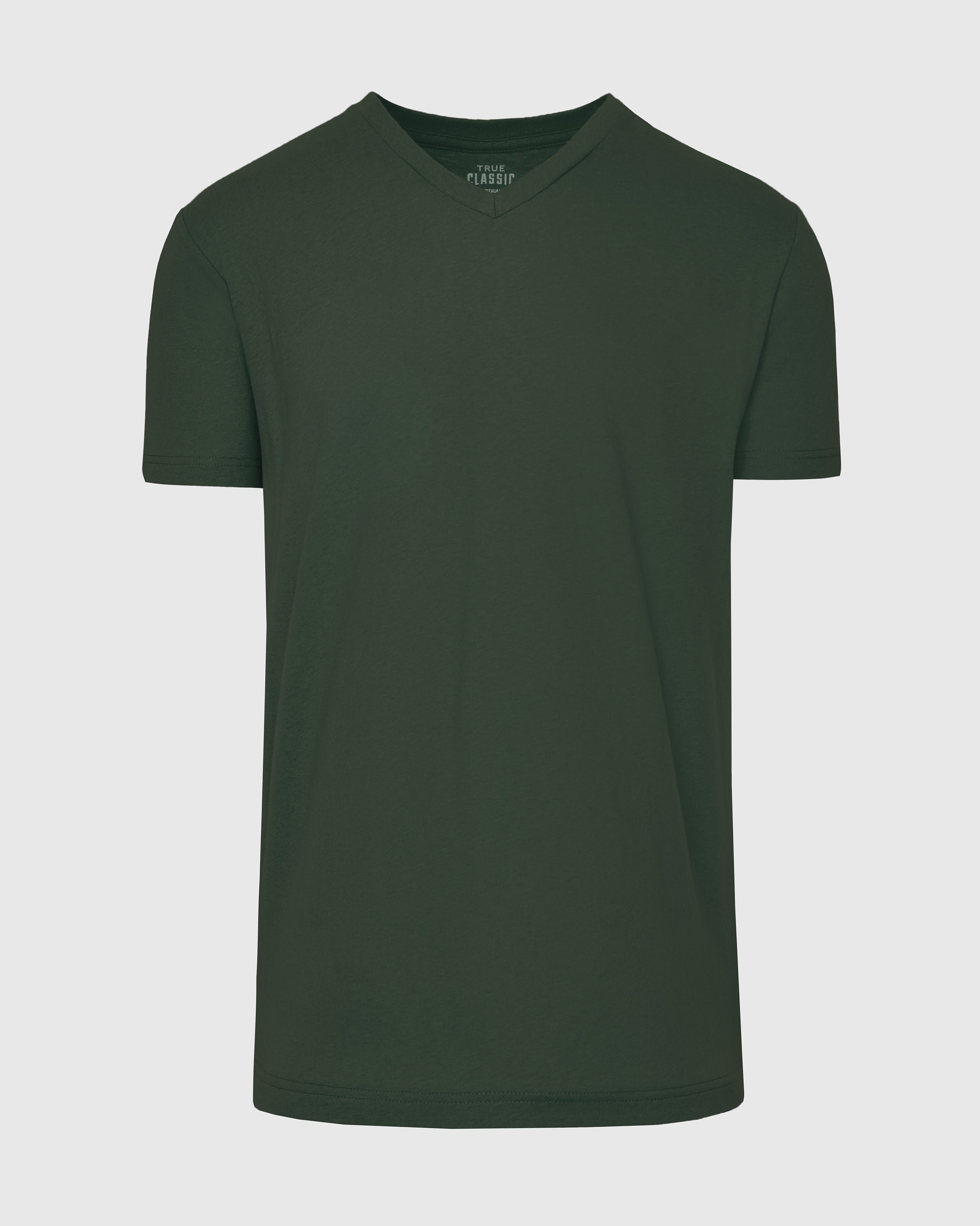 Dark Olive V-Neck T-Shirt