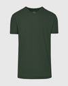 Dark Olive V Neck T Shirt