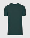 Forest Green V-Neck Tee, short-sleeved, displayed on a neutral background.