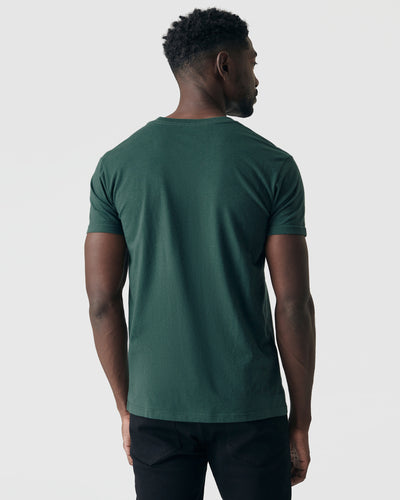 Classic V-Neck - Forest Green