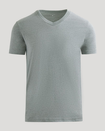 Classic V-Neck - Heather Gray