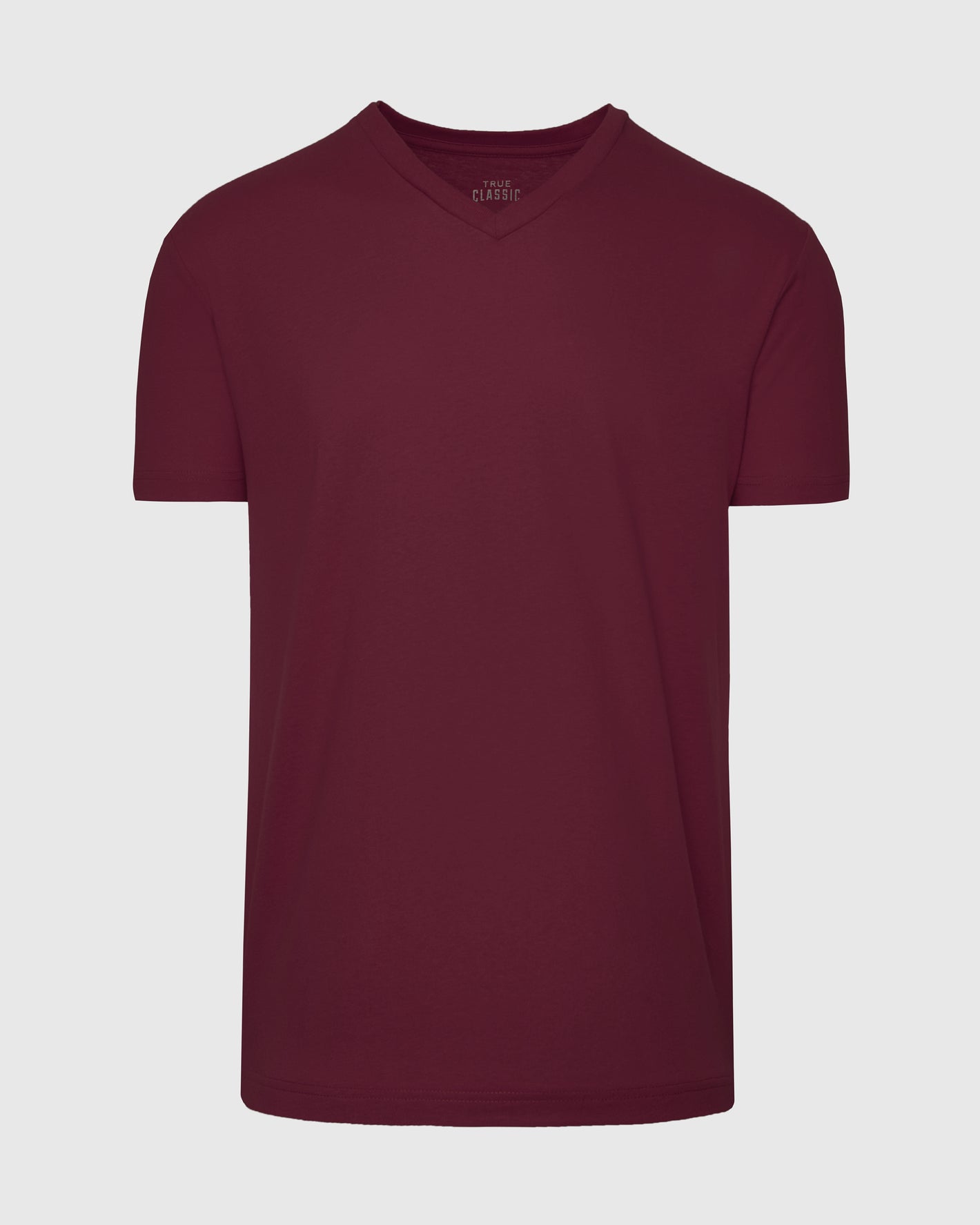 Mahogany V Neck T Shirt