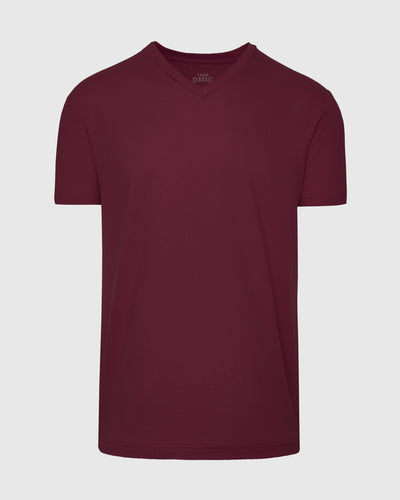 Classic V-Neck - Mahogany