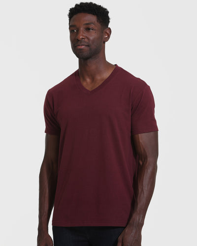 Classic V-Neck - Mahogany