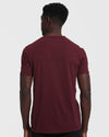 Mahogany V Neck T Shirt