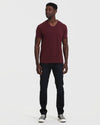 Mahogany V Neck T Shirt