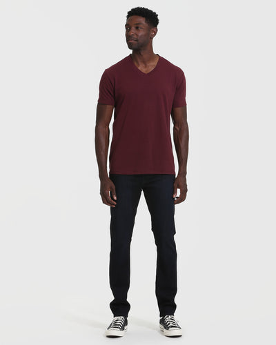 Classic V-Neck - Mahogany