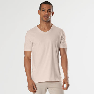 Classic V-Neck - Pink Opal