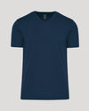 Navy Premium Pima V-Neck, tailored fit, ultra-silky short-sleeve T-shirt.