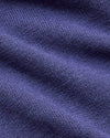 Blueberry Dressy V-Neck Sweater's textured knit fabric close-up.