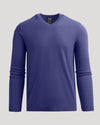 Blueberry Dressy V-Neck Sweater
