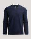 Navy Dressy V-Neck Sweater