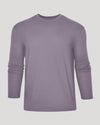 Ashberry Classic Long Sleeve Crew Neck in muted lavender, showcasing its premium fit.