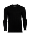 Black Classic Long Sleeve Crew Neck