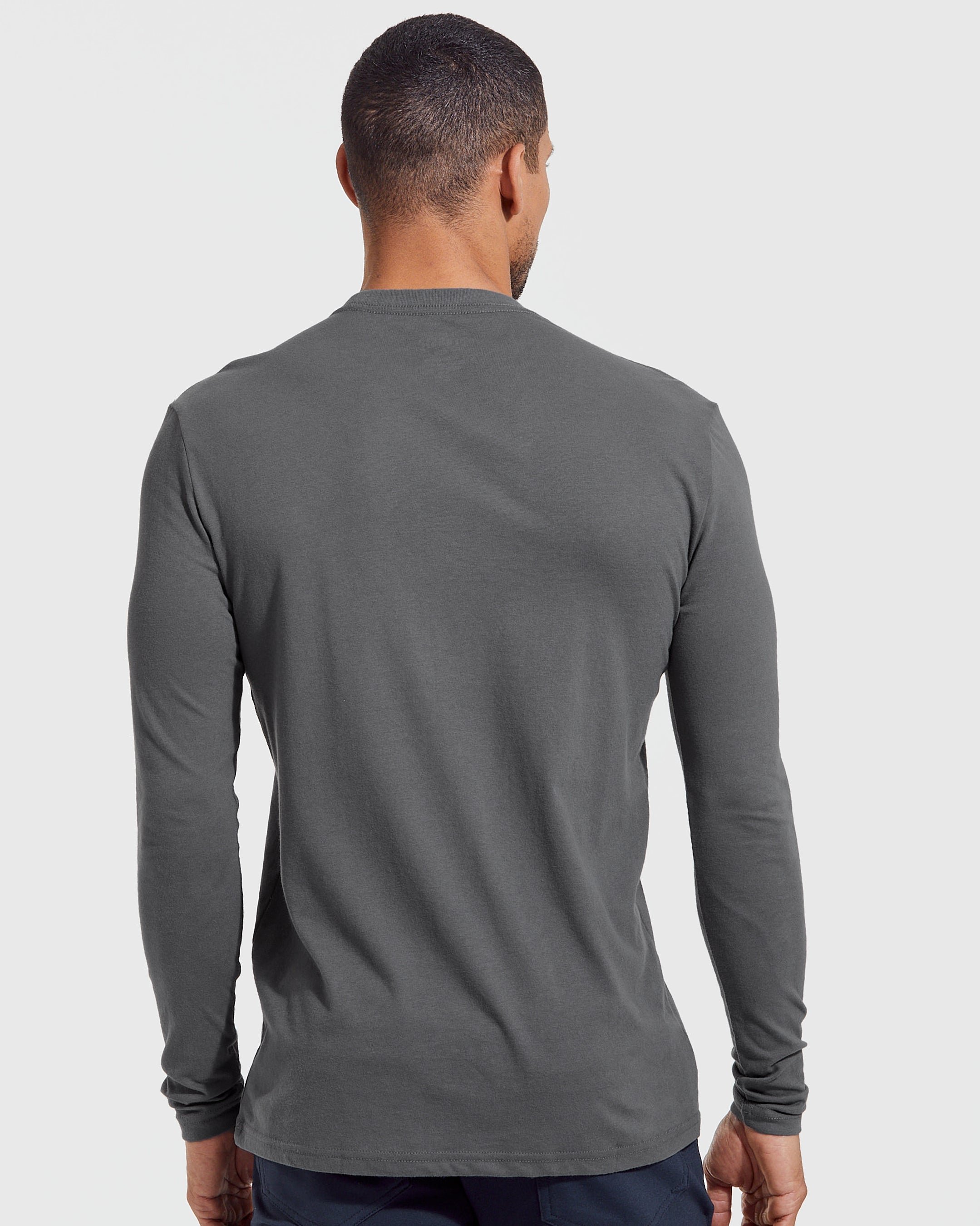 Gray Tones Long Sleeve T-Shirt 3-Pack