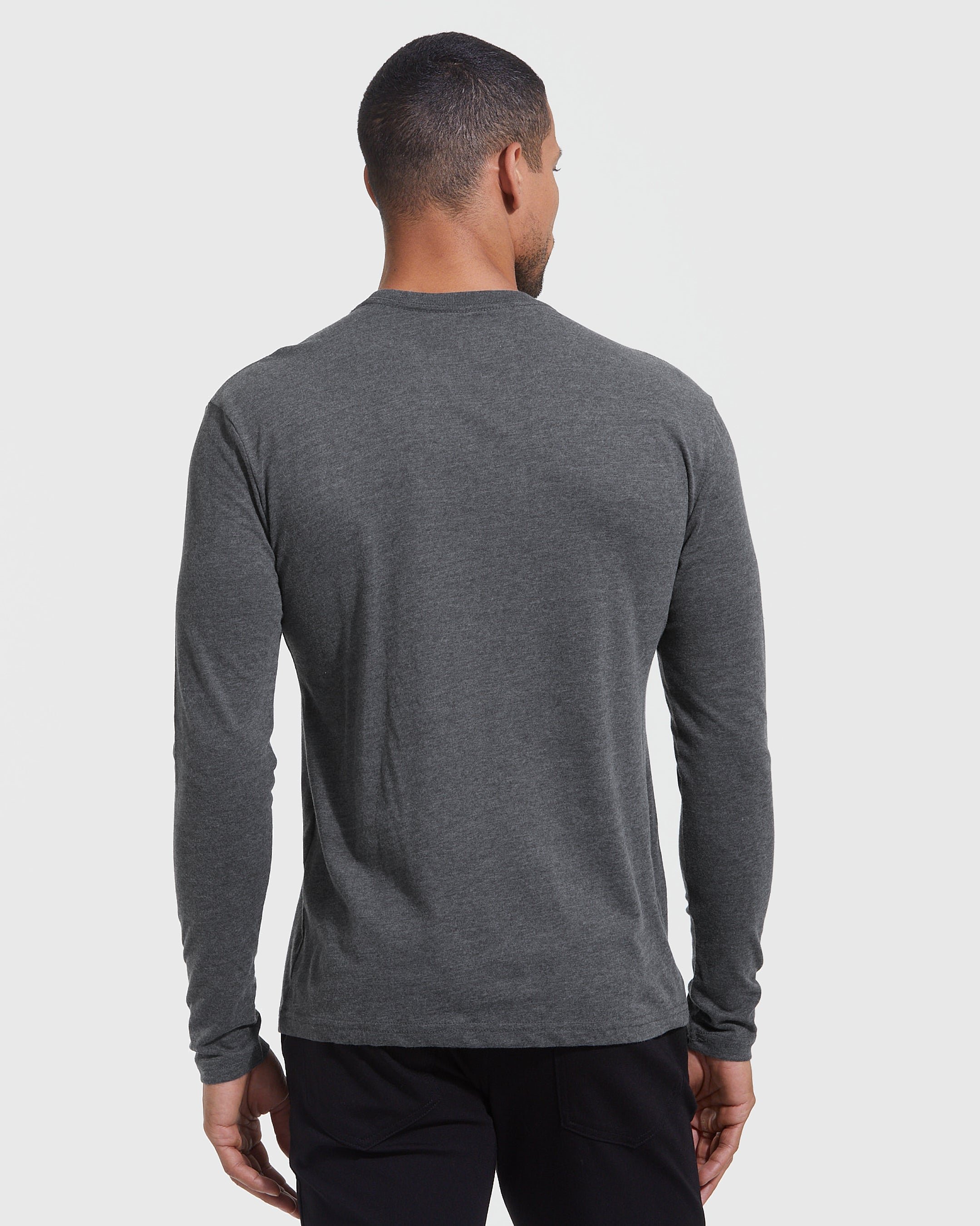 The Heather Grays Long Sleeve Crew Neck 3-Pack
