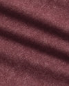 Dark Heather Clovewood Classic Long Sleeve Crew Neck close-up of knitted fabric.