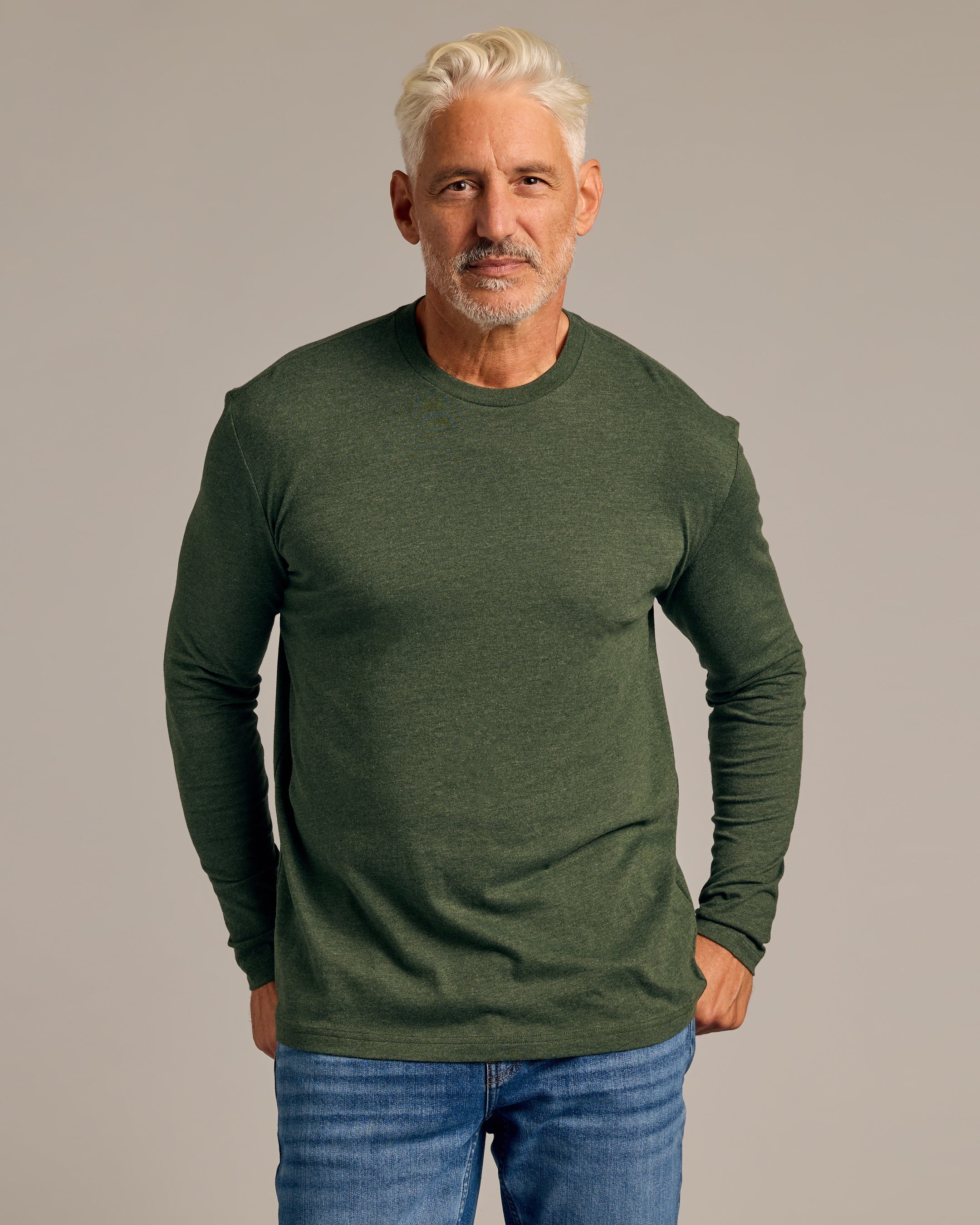 Dark Heather Tempest Classic Crew Neck main image 1
