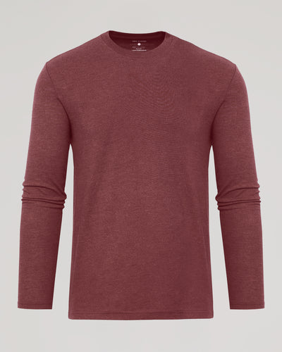 Classic Long Sleeve Crew Neck - Dark Heather Rustic Apple