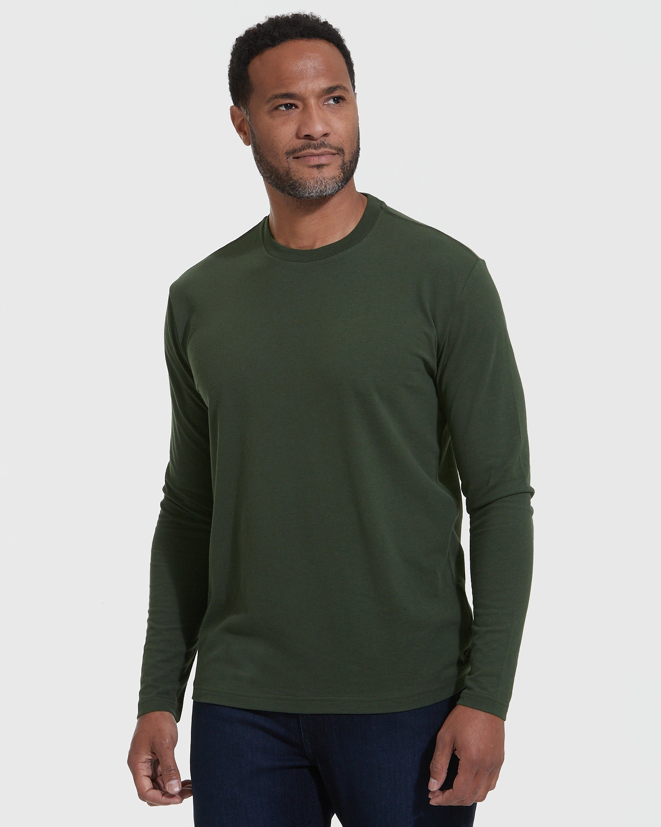 Dark Olive Long Sleeve T-Shirt