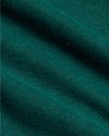 Deep Emerald Classic Long Sleeve Crew Neck knit fabric detail.