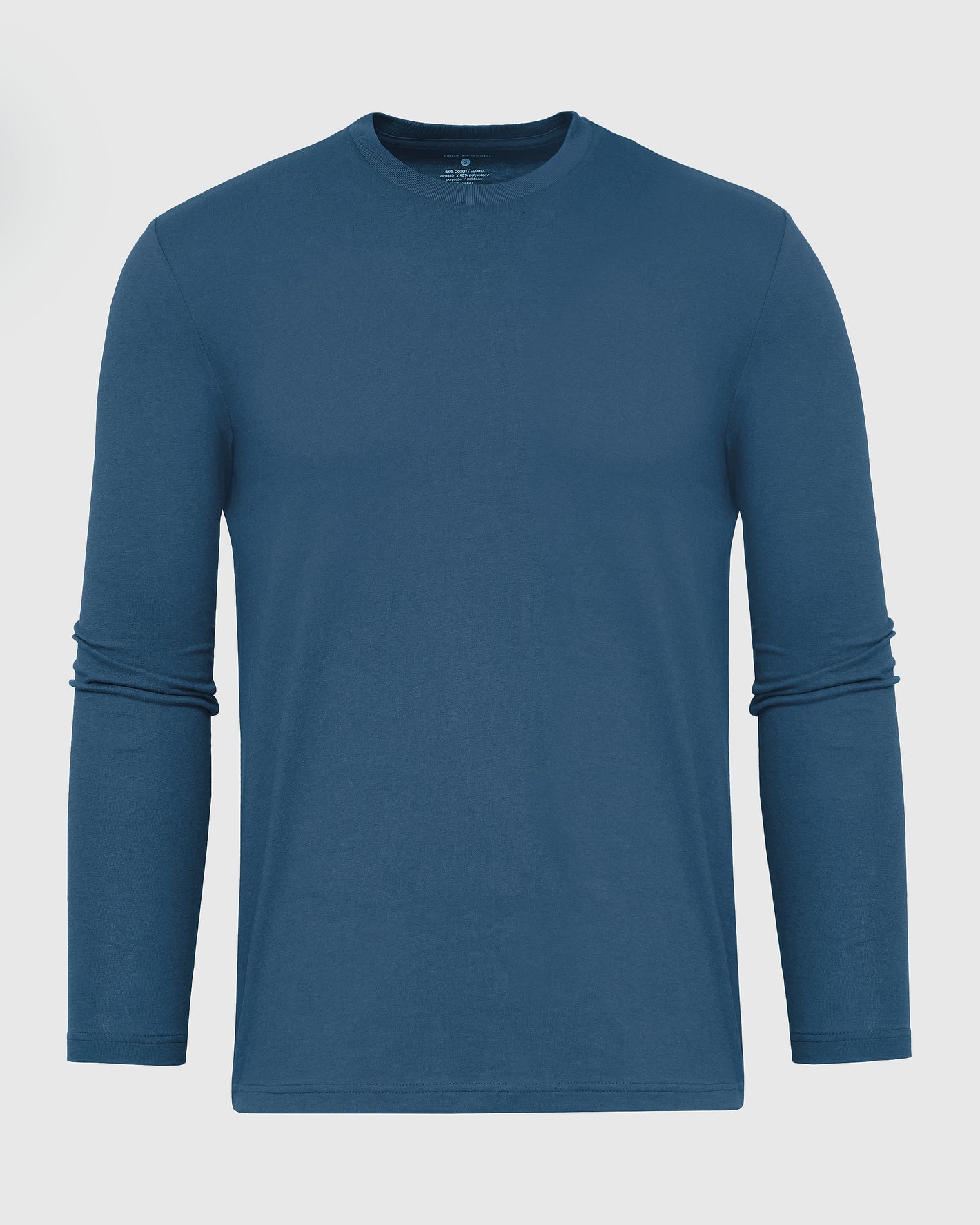 Deep Sea Blue Long Sleeve T Shirt