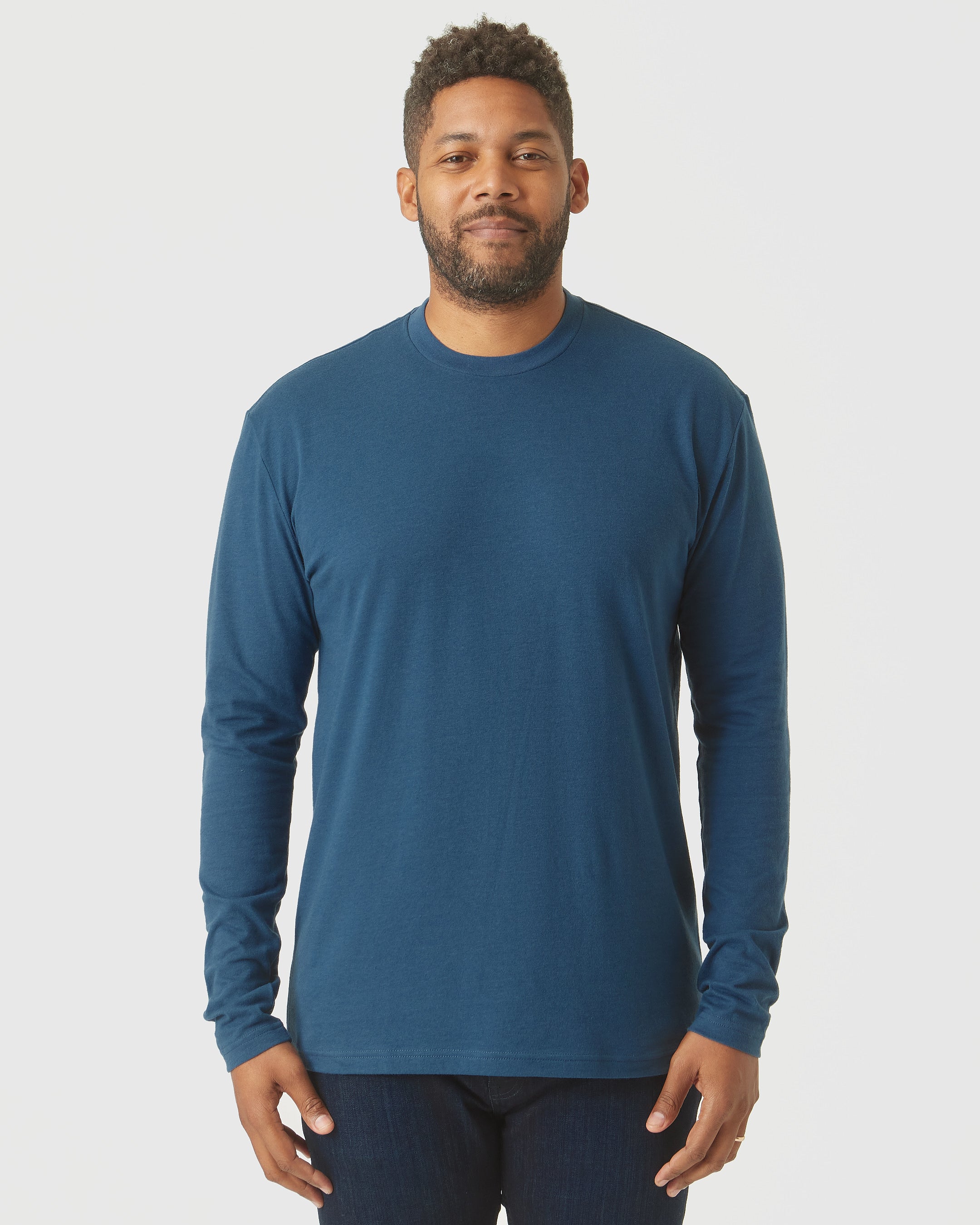 Deep Sea Blue Long Sleeve T-Shirt