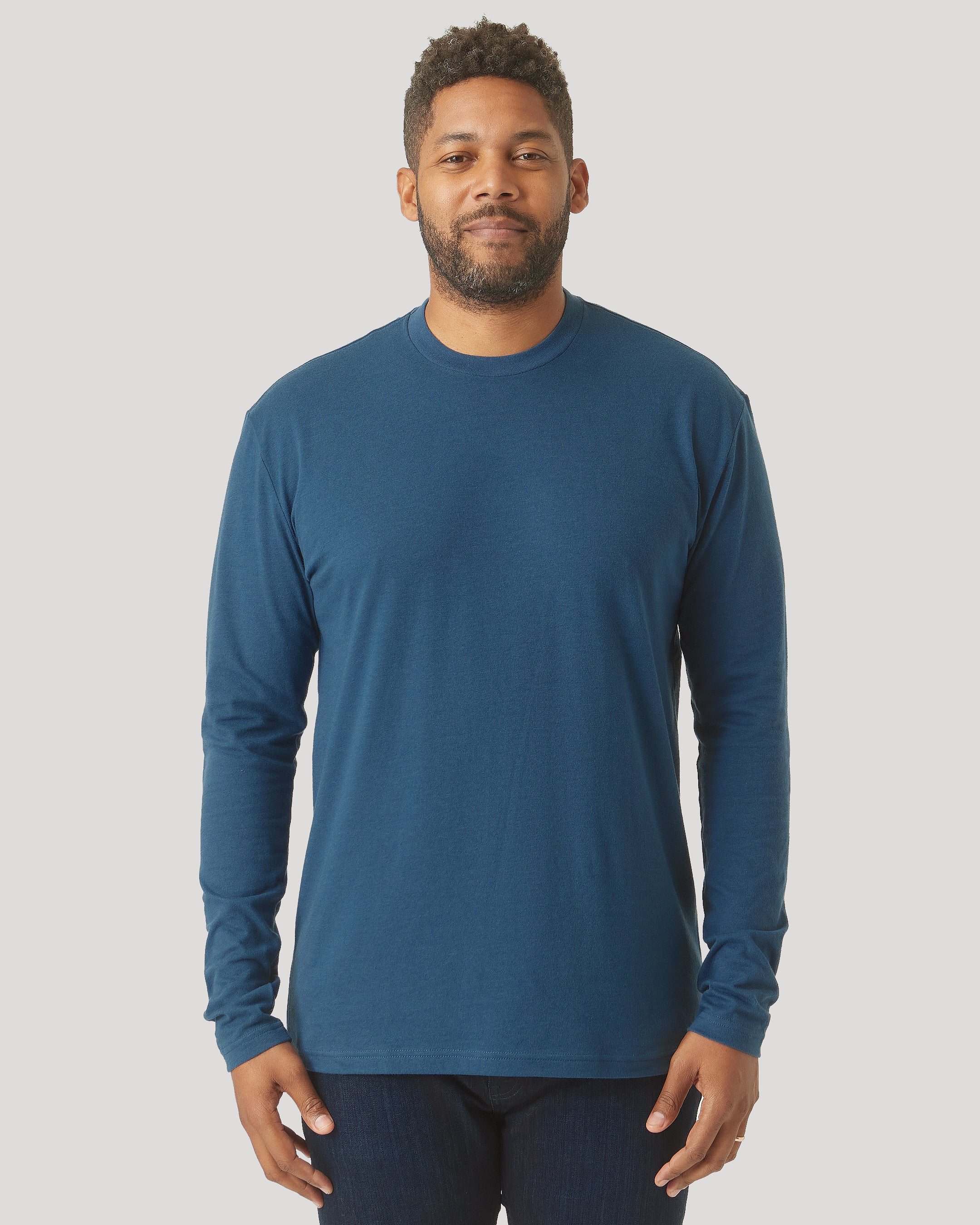 SEE SEE SUPER BIG THERMAL SS TEE D NAVY
