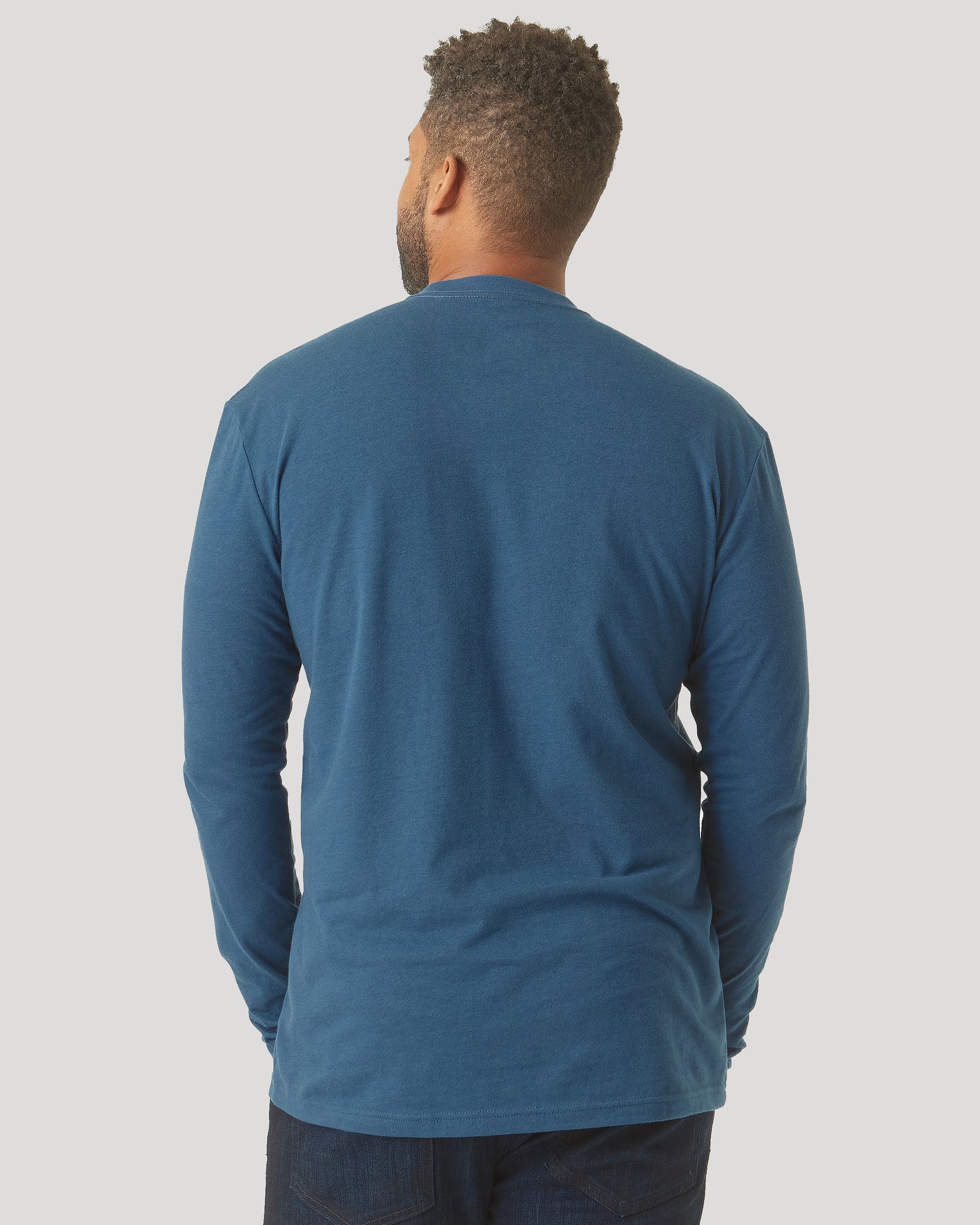Deep Sea Blue Long Sleeve T Shirt