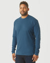 Deep Sea Blue Long Sleeve T Shirt